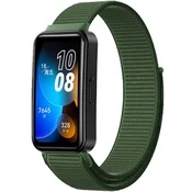 GS Najlonski pašček za Huawei Band 8/Huawei Band 9/Huawei Band 10, zelen