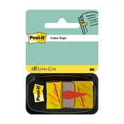 Indeksne kartice, plasticne, 50 listica, 25x43 mm, 3M POST-IT, ikonicne, potpis 7000144931
