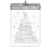Malatec LED vitraž 3D božično drevo