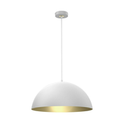 Lestenec na vrvici BETA 1xE27/60W/230V d. 45 cm bela