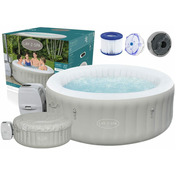 shumee Napihljiv SPA jacuzzi za 4 osebe 180 cm x 66 cm Bestway 60007