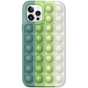 Nemo IPHONE 12 PRO MAX Bubble Flexible Push Bubble Case zeleno-bela