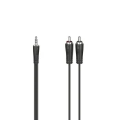 UNBRANDED HAMA avdio kabel 3,5-2x RCA črn 1,5 m
