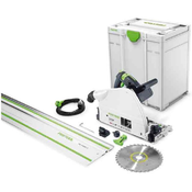 Potopna žaga TS 75 EBQ-Plus-FS z vodilom | Festool - 1600W - 6,5kg - 1350-4400obr/min - 27-36mm - 0-75mm - 4m - 210mm - 55mm - Festool