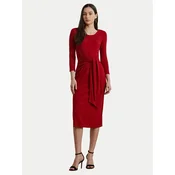 LAUREN RALPH LAUREN Vsakodnevna obleka 200973598002 Rdeča Slim Fit