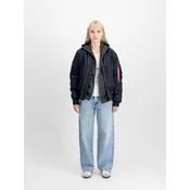 Jakna Alpha Industries 100101-07 Bomber & Flightjackets MA-1 moška, mornarsko modra barva