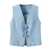 MANGO Top BIMBA svetlo modra