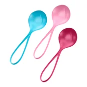 Satisfyer Balls Zestaw do ćwiczeń mięśni dna miednicy 3 sztuki silikon SG028B