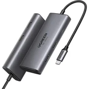 Ugreen 6v1 USB C Hub Dual HDMI 4K@60Hz, 100W PD