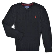 Polo Ralph Lauren LS CABLE CN-TOPS-SWEATER Črna