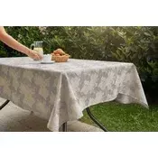 Stolnjak Delux 150x220cm Cvet - Siva boja ( VLK000348-deluxcvetsivaboja )