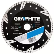 Dijamantni disk, 200 x 25,4 mm, Turbo 57H871
