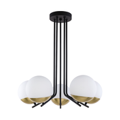 Jupiter 1720 - Viseci luster SANTA 5xE14/40W/230V mesing