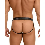 SuperLove Sexy Detachable Pouch Jockstrap 304 Black XL