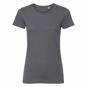 Dark grey womens t-shirt Pure Organic Russell