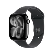 Pametni sat APPLE Watch S11, GPS, 46mm, Jet Black / Black Sport Band, S/M (meuw4wf/a)