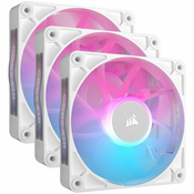 Corsair iCUE LINK RX120 RGB Series, PWM Lüfter 3er Pack - 120 mm, weiß-CO-9051022-WW