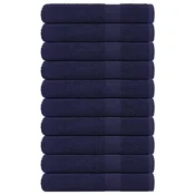 Vidaxl Brisače FROGN 10 kosov temno modre 100x200 cm 360 g/m2
