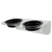 REPTI PLANET akrilna krmilnica 2 posodi 15x8x6,2cm