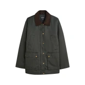 Bershka Prehodna jakna temno rjava/temno zelena