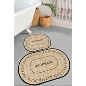Lessentiel Maison Set prostirki za kupatilo Baindos, 2 Komada, Bež