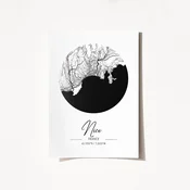 Wallity Poster France Nice-2069, 21x29,7 cm