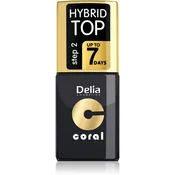 Delia Cosmetics Coral Nail Enamel Hybrid Gel gel nadlak za nohte  11 ml