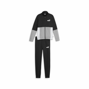PUMA Komplet trenerka za decake Colorblock Poly Suit cl B crno-siva