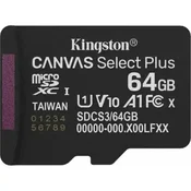 Kingston SDCS3/64GBGBSP class 10 Micro SD Card 64GB