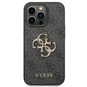 Guess GUHCP14X4GMGGR iPhone 14 Pro Max 6,7 grey hardcase 4G Big Metal Logo (GUHCP14X4GMGGR)