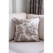 Aberto Design Dekorativna jastučnica BST059, 45 x 45 cm, Braon-bela