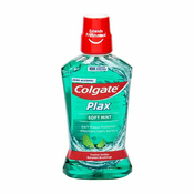 Colgate Plax Soft Mint antibakterijska ustna voda brez alkohola (Kills Germs Fresh Breath) 500 ml