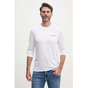 Bombažna majica z dolgimi rokavi Guess Jeans