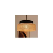 Lestenec na vrvici BOHO 1xE27/60W/230V črna/bež