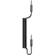 USAMS USAMS ADAPTER AUDIO JACK 3.5MM ZA TELEFONE IN TABLICE 1.2M KABEL ČRN, (22007070)