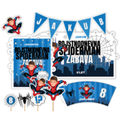 Personal Personaliziran rojstnodnevni set - Spiderman