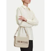 Ročna torba LOVE MOSCHINO JC4023PP1MKD0110 Kremna