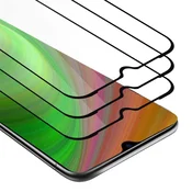 Cadorabo CADORABO Xiaomi Mi CC9 - Zaščitna folija v transparentno s čarno - 3-pack Kaljeno steklo za zaščito zaslona s trdoto 9H in 3D dotikom, (20553283)
