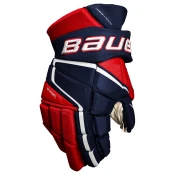 Hokejske rokavice Bauer Vapor 3X PRO Navy/Red/White Intermediate 13 palcev