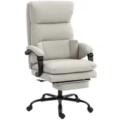 Homestar Pisarna stol višinsko nastavljiv 66x60x113-121 cm siva