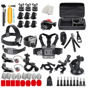 HURTEL Komplet dodatne opreme za montažo akcijske kamere GoPro DJI Insta360 SJCam Eken 67v1