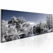 Slika - Wintry Lake 120x40