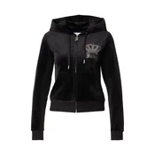 Juicy Couture Jopa na zadrgo Gothic Crown  črna / transparentna
