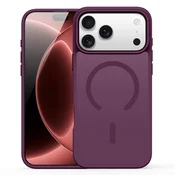 Hibridni ovitek Yind z magnetom MagSafe za iPhone 17 Pro Max/18 Pro Max - dark cherry