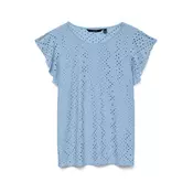 VERO MODA Bluza VMTASSA svetlo modra