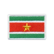 shumee Našitek zastave Surinama - magnetna podlaga - vezen našitek/značka/emblem