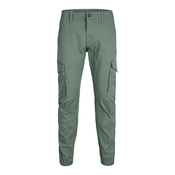 JACK & JONES Cargo hlace PAUL FLAKE, tamno zelena