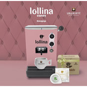 Lollo Caffé Aparat za kavu Lollo Caffe na ESE PODS LOLLINA Rosapop pink + 40 ESE Pods
