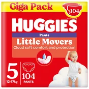 Huggies Little Movers Pelene gacice Box, (5), 12-17kg, 104 komada