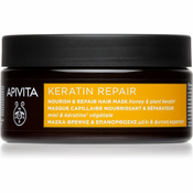 Apivita Keratin Repair obnavljajuca maska za oštecenu kosu s keratinom 200 ml